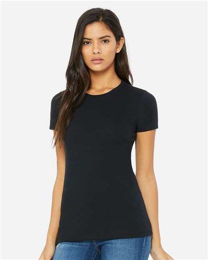 BELLA + CANVAS Women's Slim Fit Tee 6004 Solid Black Blend
