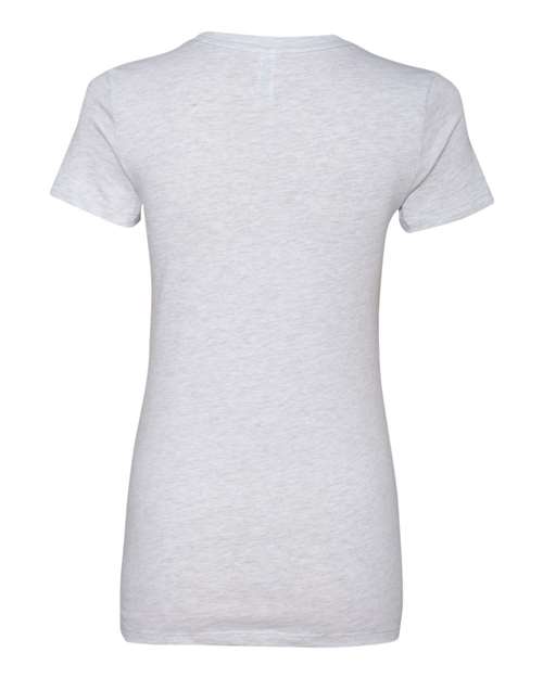 BELLA + CANVAS Women's Slim Fit Tee 6004 Solid White Blend