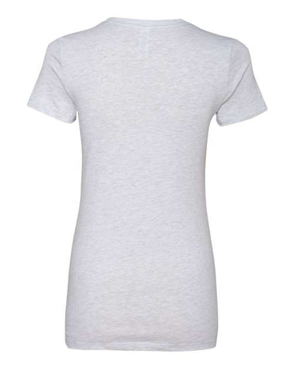 BELLA + CANVAS Women's Slim Fit Tee 6004 Solid White Blend