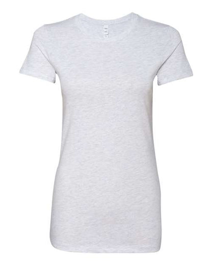 BELLA + CANVAS Women's Slim Fit Tee 6004 Solid White Blend