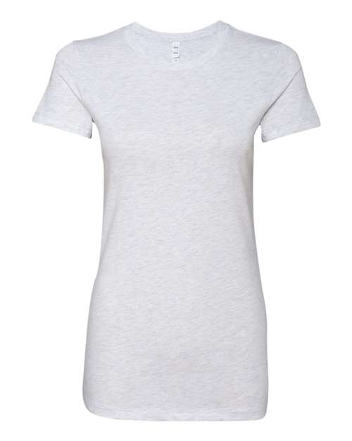 BELLA + CANVAS Women's Slim Fit Tee 6004 Solid White Blend