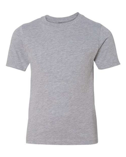 Next Level Youth Cotton T-Shirt 3310 Heather Grey
