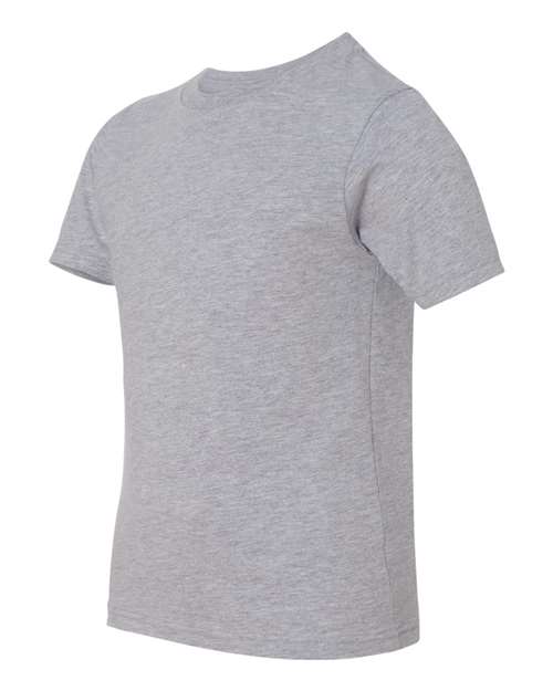 Next Level Youth Cotton T-Shirt 3310 Heather Grey