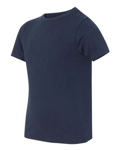 Next Level Youth Cotton T-Shirt 3310 Midnight Navy