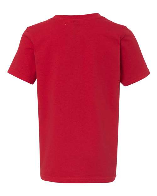 Next Level Youth Cotton T-Shirt 3310 Red
