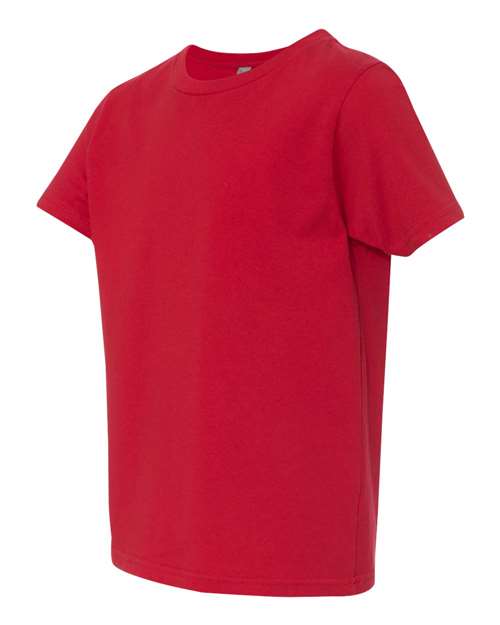 Next Level Youth Cotton T-Shirt 3310 Red