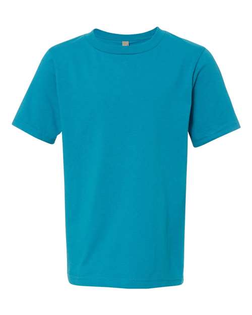 Next Level Youth Cotton T-Shirt 3310 Turquoise