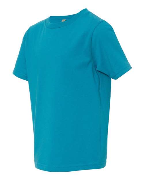 Next Level Youth Cotton T-Shirt 3310 Turquoise