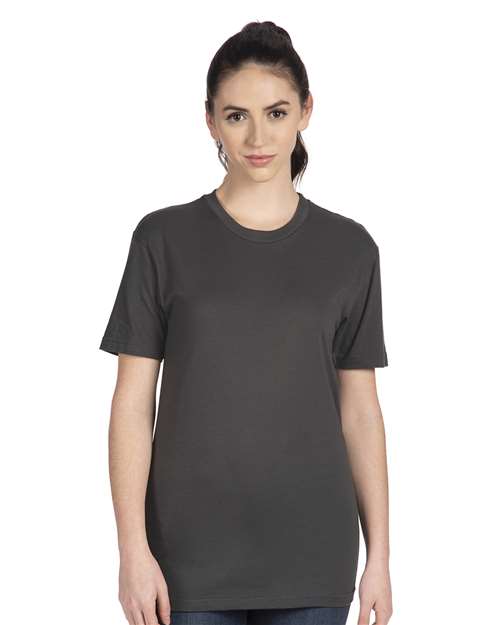 Custom Embroidered  Next Level Cotton T-Shirt 3600 Heavy Metal