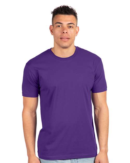 Next Level Cotton T-Shirt 3600 Purple Rush