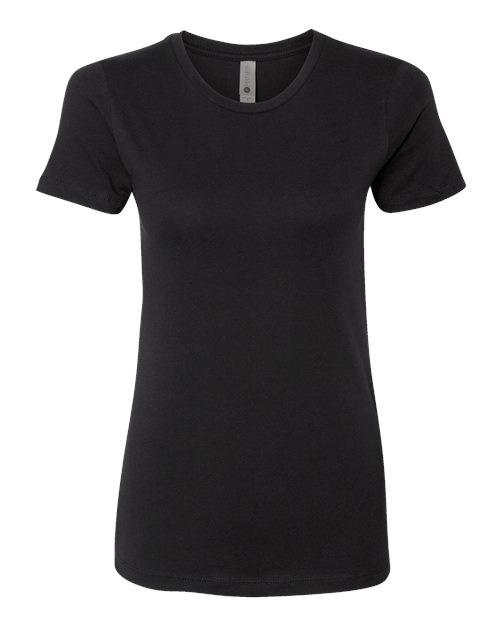 Next Level Women’s Cotton T-Shirt 3900 Black