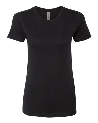 Next Level Women’s Cotton T-Shirt 3900 Black