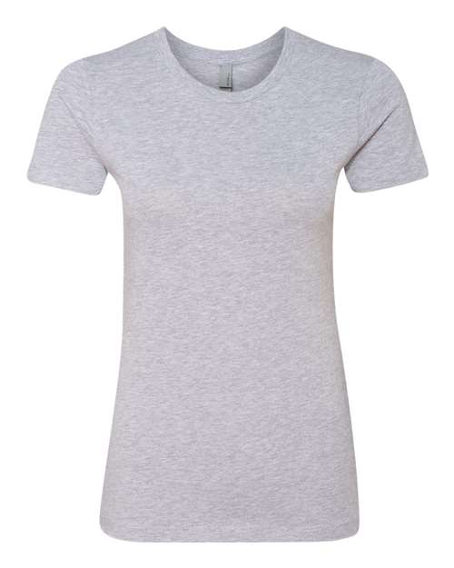 Next Level Women’s Cotton T-Shirt 3900 Heather Grey