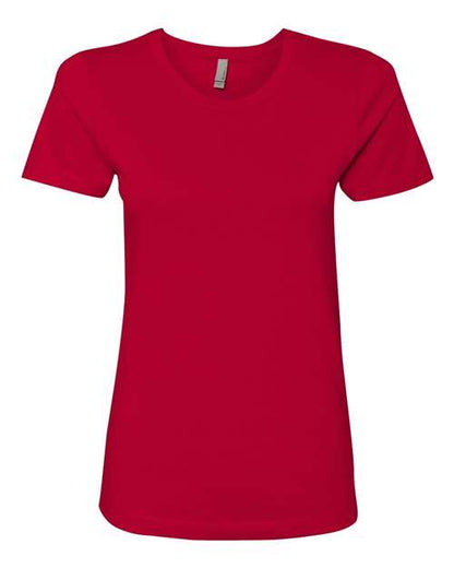 Next Level Women’s Cotton T-Shirt 3900 Red