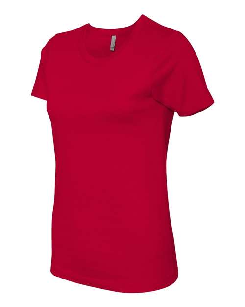 Next Level Women’s Cotton T-Shirt 3900 Red