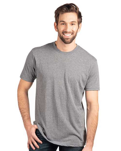 Custom Embroidered  Next Level Triblend T-Shirt 6010 Premium Heather