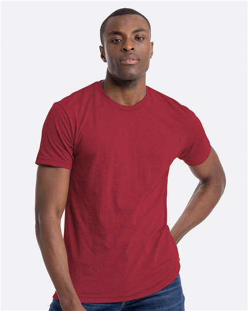 Custom Embroidered  Next Level CVC T-Shirt 6210 Cardinal