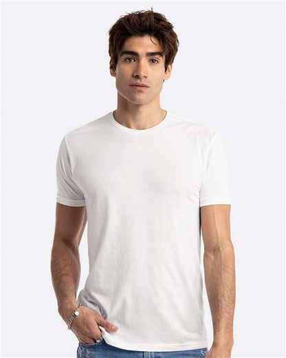 Custom Embroidered  Next Level CVC T-Shirt 6210 White