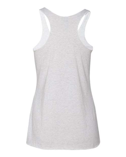 Next Level Women’s Triblend Racerback Tank 6733 Heather White