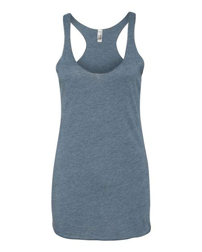 Next Level Women’s Triblend Racerback Tank 6733 Indigo