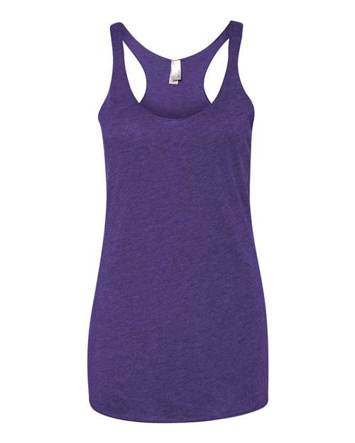 Next Level Women’s Triblend Racerback Tank 6733 Purple Rush