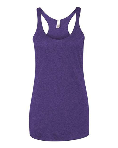 Next Level Women’s Triblend Racerback Tank 6733 Purple Rush