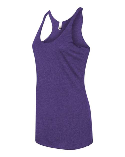Next Level Women’s Triblend Racerback Tank 6733 Purple Rush
