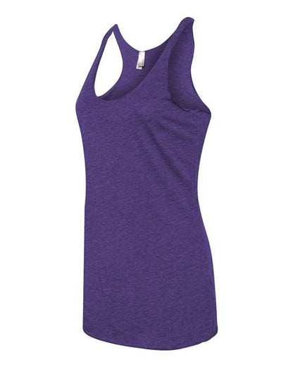 Next Level Women’s Triblend Racerback Tank 6733 Purple Rush