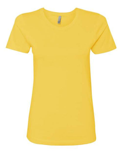 Next Level Women’s Cotton T-Shirt 3900 Vibrant Yellow