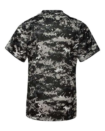 Badger Youth Digital Camo T-Shirt 2180 Black Digital