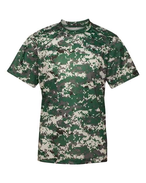 Badger Youth Digital Camo T-Shirt 2180 Forest Digital