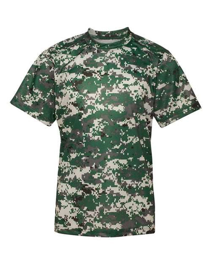 Badger Youth Digital Camo T-Shirt 2180 Forest Digital