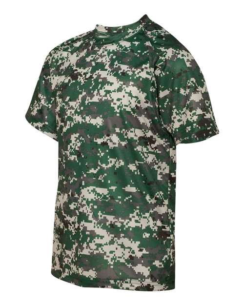Badger Youth Digital Camo T-Shirt 2180 Forest Digital