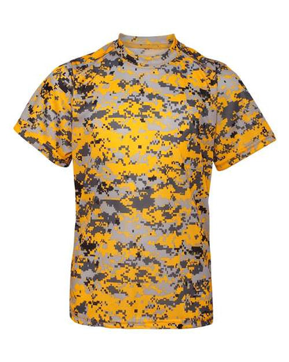 Badger Youth Digital Camo T-Shirt 2180 Gold Digital