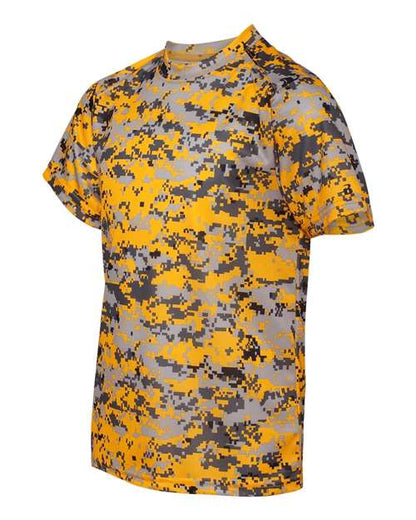 Badger Youth Digital Camo T-Shirt 2180 Gold Digital