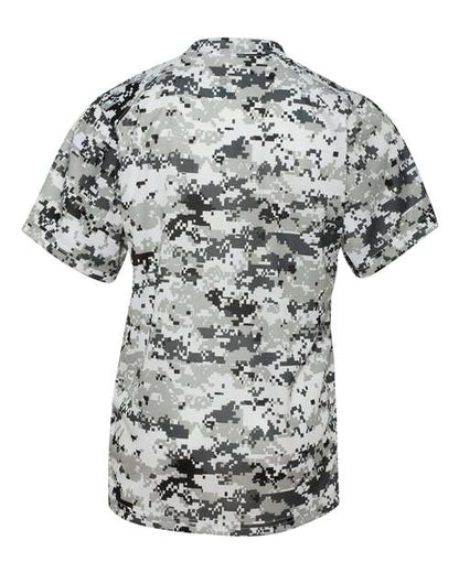 Badger Youth Digital Camo T-Shirt 2180 White Digital