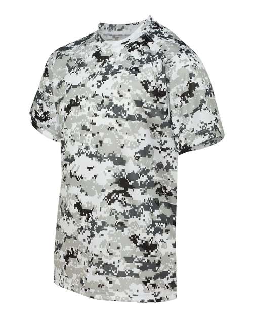 Badger Youth Digital Camo T-Shirt 2180 White Digital