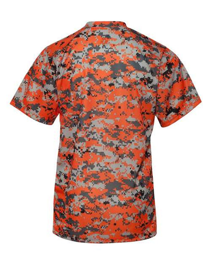 Badger Youth Digital Camo T-Shirt 2180 Burnt Orange Digital