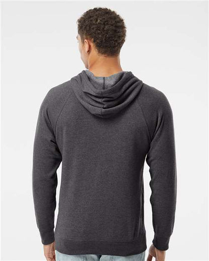 Independent Trading Co. Special Blend Raglan Hooded Sweatshirt PRM33SBP Carbon