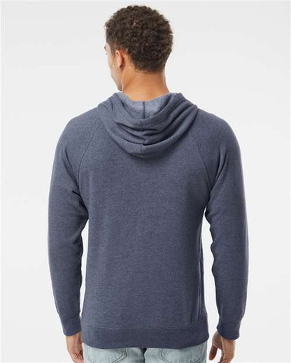 Independent Trading Co. Special Blend Raglan Hooded Sweatshirt PRM33SBP Midnight Navy