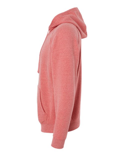 Independent Trading Co. Special Blend Raglan Hooded Sweatshirt PRM33SBP Pomegranate