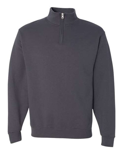 JERZEES Nublend® Cadet Collar Quarter-Zip Sweatshirt 995MR Custom Embroidered Business Logo