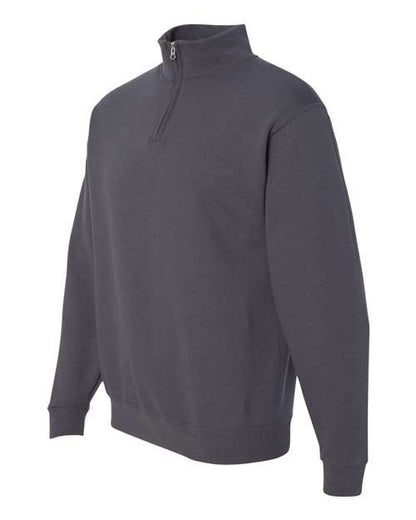 JERZEES Nublend® Cadet Collar Quarter-Zip Sweatshirt 995MR Custom Embroidered Business Logo