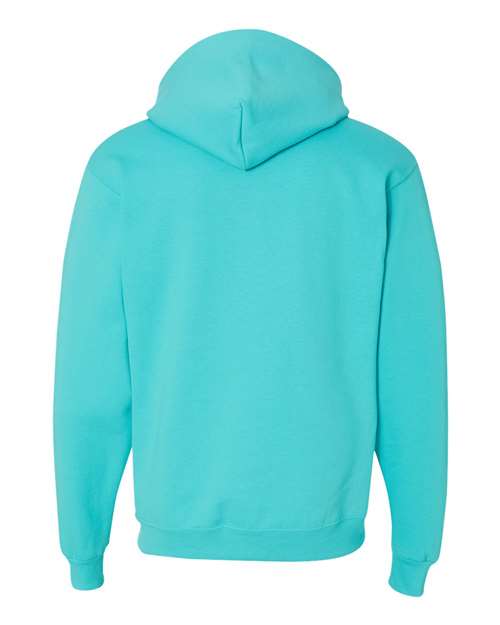 JERZEES NuBlend® Hooded Sweatshirt 996MR Sandstone Custom Embroidered Business Logo