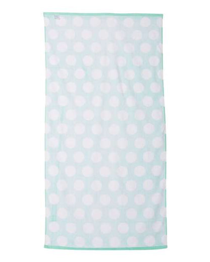 Carmel Towel Company Polka Dot Velour Beach Towel C3060P