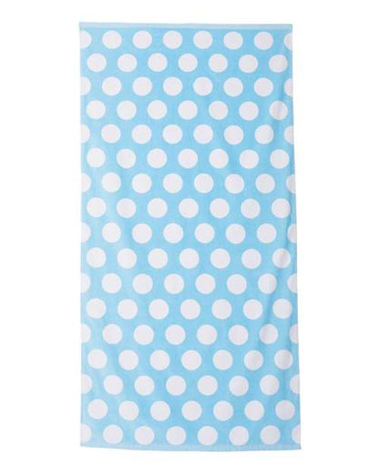 Carmel Towel Company Polka Dot Velour Beach Towel C3060P