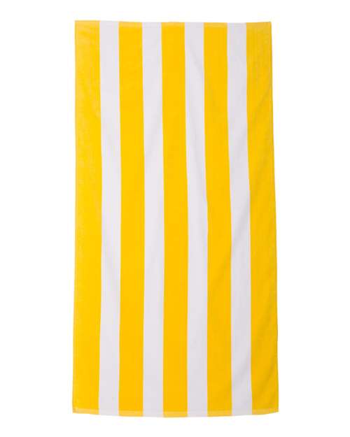 Carmel Towel Company Cabana Stripe Velour Beach Towel 2550