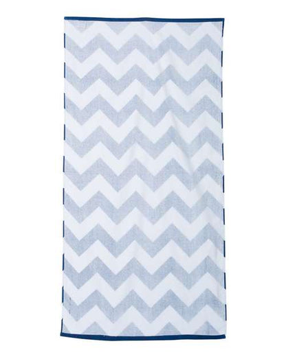 Carmel Towel Company Chevron Velour Beach Towel C3060X