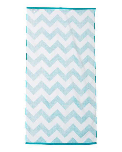Carmel Towel Company Chevron Velour Beach Towel C3060X