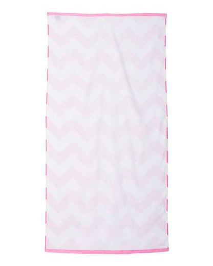 Carmel Towel Company Chevron Velour Beach Towel C3060X